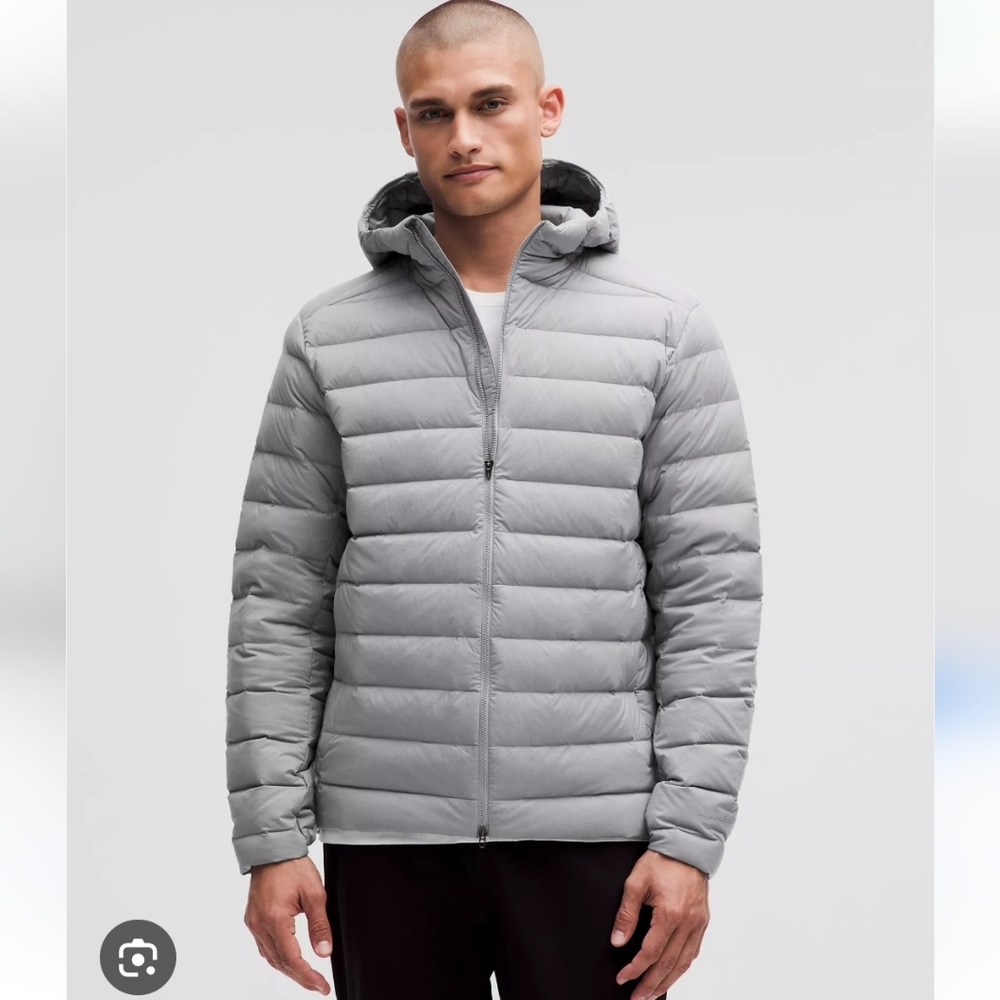 Lululemon Navigation Down Hoodie - Rhino Grey - Like New